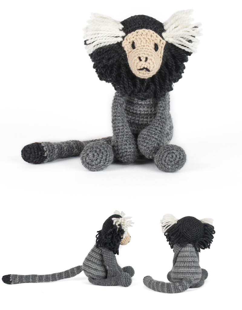 toft ed's animal Leah Common Marmoset amigurumi crochet